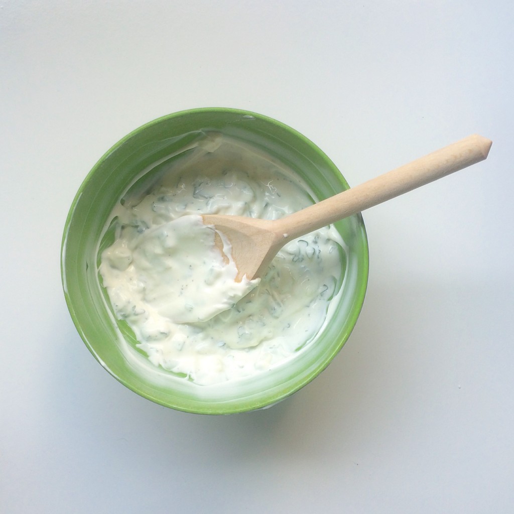 Komkommer Munt Yoghurt dip