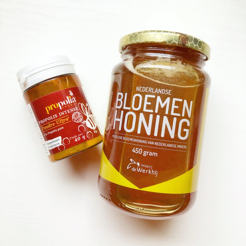 de kracht van honing en propolis