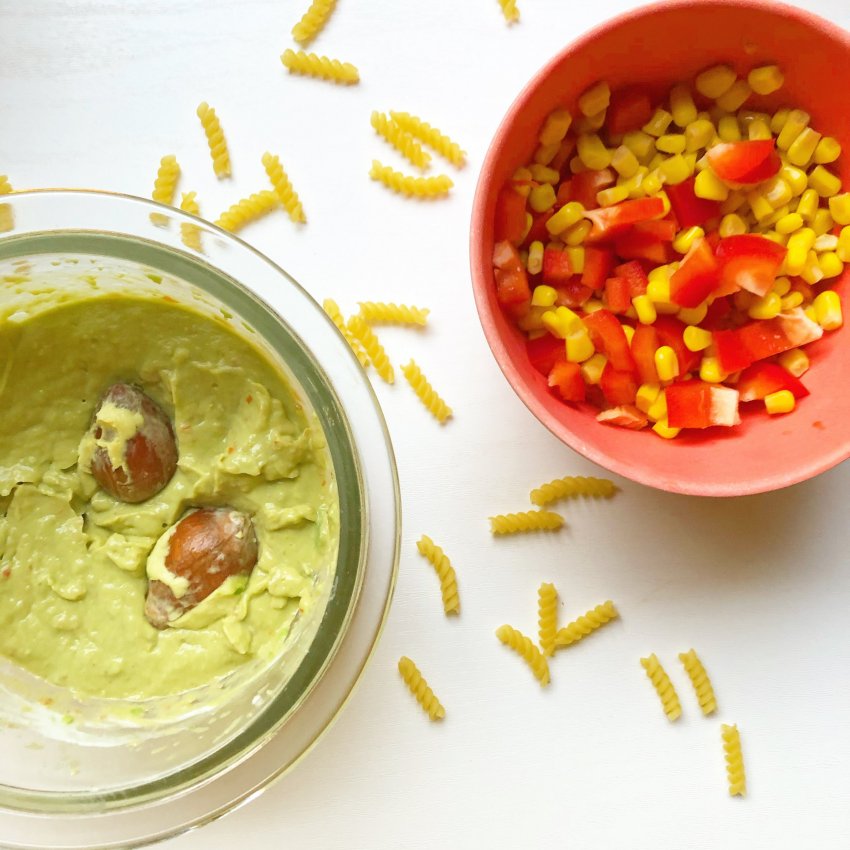 guacamole pasta