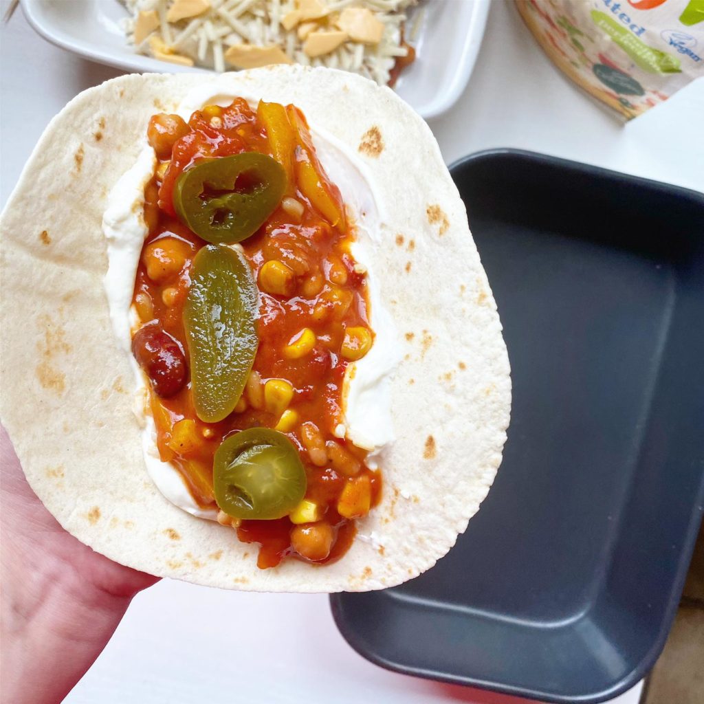 Mexicaanse enchilada's uit de oven