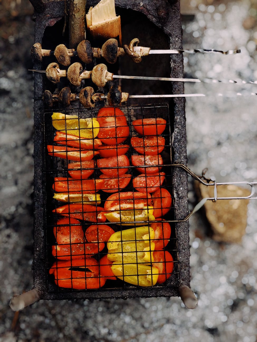 bbq tips orange and red tomatoes