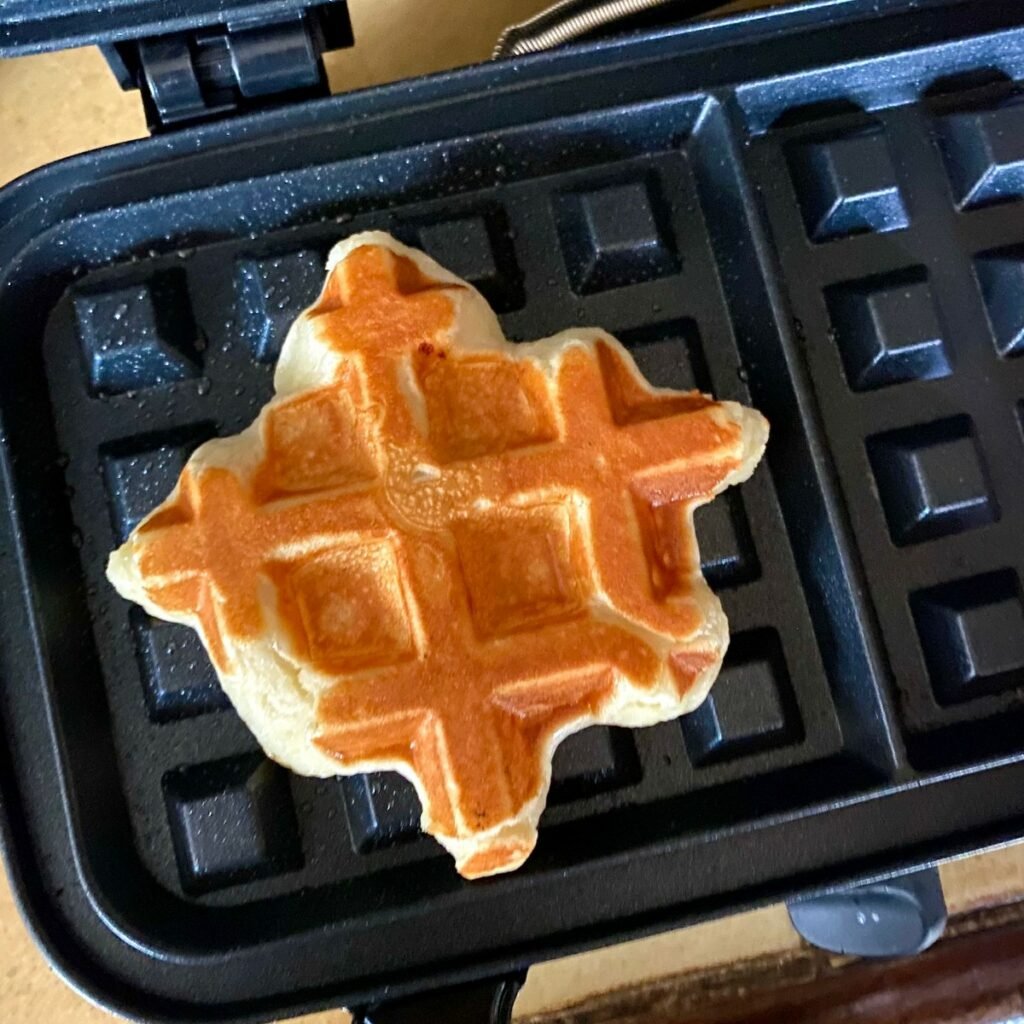 wafel met skyr smaakje suikervrij zonder suiker zonder boter