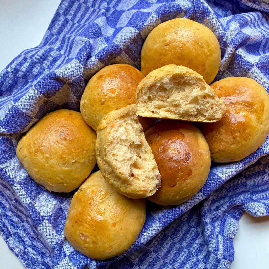 Zoete aardappel broodjes recept bakken